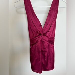 BCBG Tank Tie Back Top